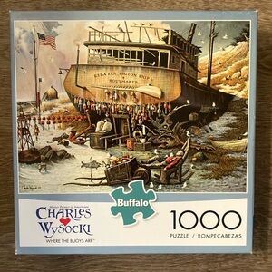 🧩Complete🧩 Charles Wysocki “Where The Buoys Are” puzzle - 1000 pieces